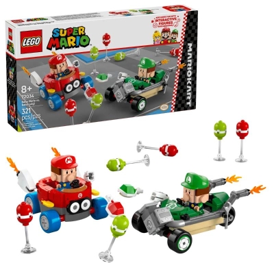 Lego Super Mario  Mario Kart Baby Mario vs. Baby Luigi