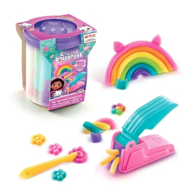 Pote Plastilina Arocoíris Gabby's DollHouse