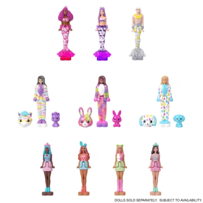 Barbie Muñeca Mini Sirena Revela el Color