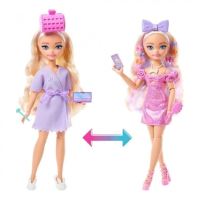 Barbie Dream Besties Muñeca Malibu Get Ready with Me con Accesorios