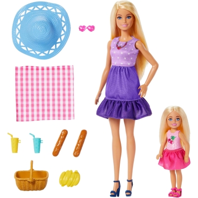Picnic con Barbie Malibu y Chelsea