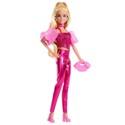 Barbie Deluxe Style Muñeca Conjunto Rosa Metal