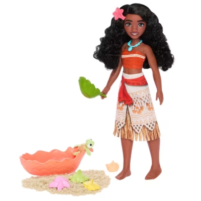 Disney Princess Muñeca  Moana con Tortuga