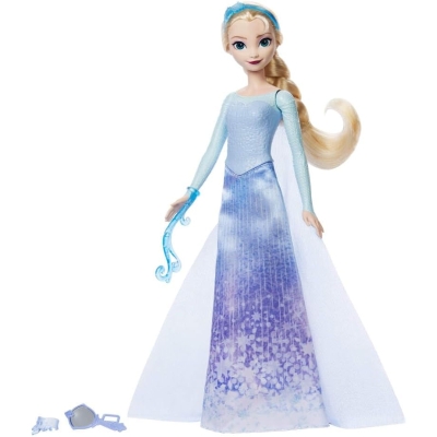 Disney Princess Muñeca  Elsa Gira y Revela