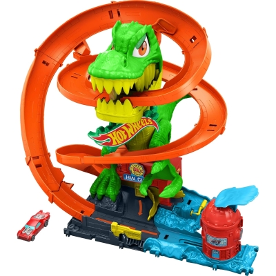 Hot Wheels Playset Batalla T-Rex Blaze