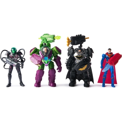 Set de Figuras Team Up de 4"  DC Metal Force