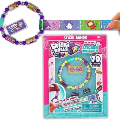 Set de Pulseras Sticki Rolls con Stickers