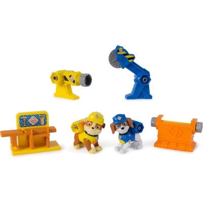 Figuras con Herramientas Rubble & Crew