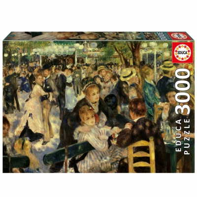 Rompecabezas Baile en el Moulin de la Galette 3000 Piezas