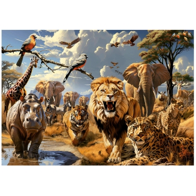 Rompecabezas Animales Salvajes 1000 Piezas