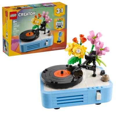 Lego Creator 3 en 1 Tocadiscos con Flores