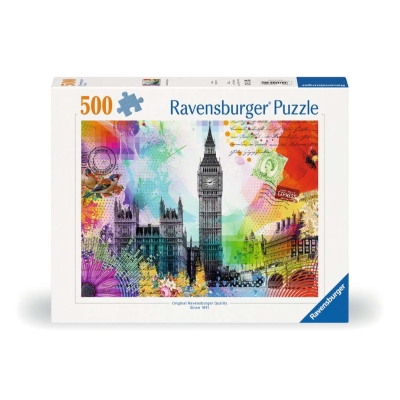 Rompecabezas Tarjeta Postal de Londres 500 Piezas