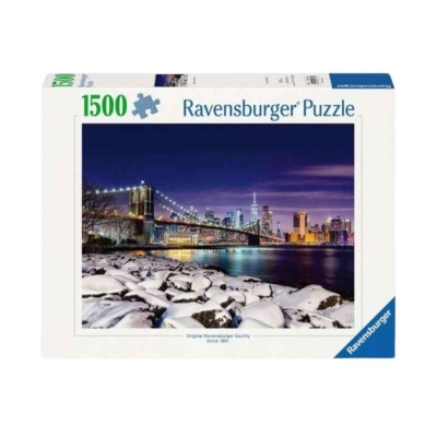 Rompecabezas Invierno en New York 1500 Piezas