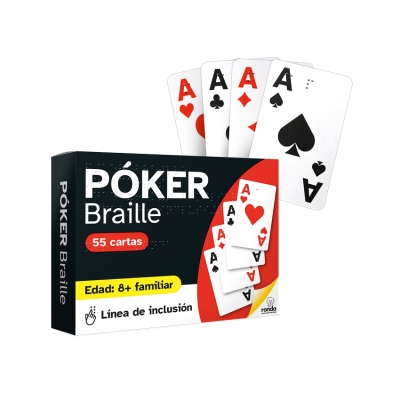 Juego de Cartas Póker en Braille