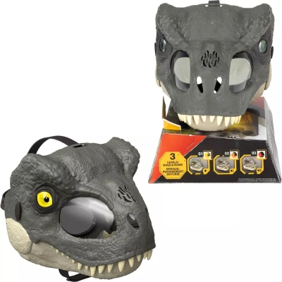 Jurassic World Rebirth Mascara T-Rex con Efectos