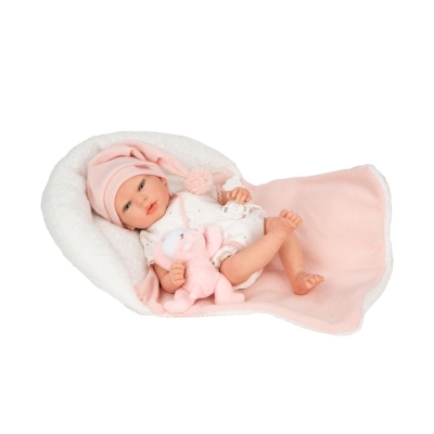 Bebe Ariel con Peluche Rosa 16 Pulgadas