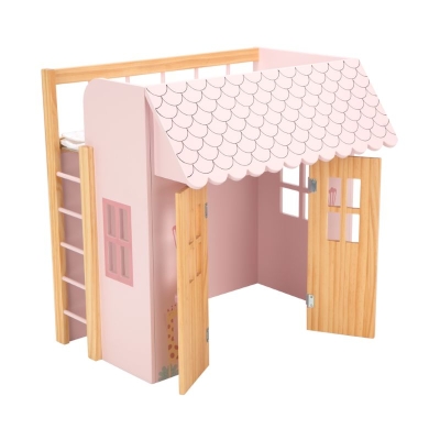 Cama y Casita Nature Rosa