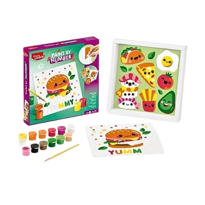 Pintar por Números Comida Kawaii