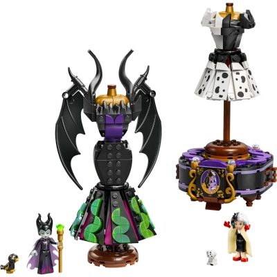 Lego Disney Vestidos de Maléfica y Cruella De Vil