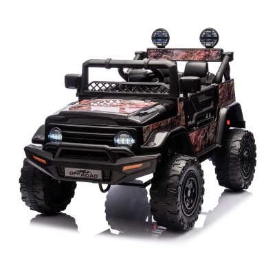 Jeep Eléctrico Off Road 12V Negro
