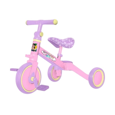Triciclo 3 en 1 Apache Rosado