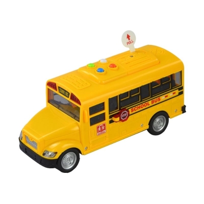 Autobús Escolar con Luz y Sonido 1:20