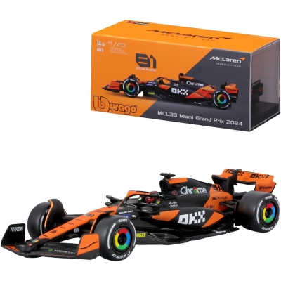 F1 McLaren MCL38 #81 Oscar Piastri (2024) Coleccionable 1:43