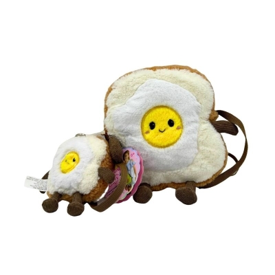 Bolso Afelpado Tostada con Llavero