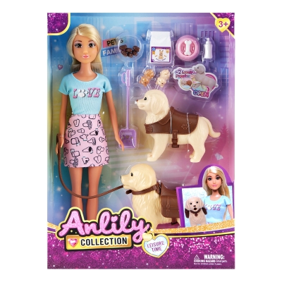 Muñeca Fashionista con Mascota