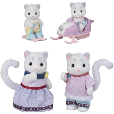 Familia Leopardo Nieve Sylvanian Families