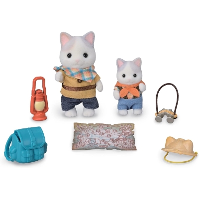Hermano y Bebé Gato Exploradores Sylvanian Families