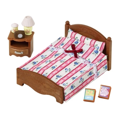 Cama Doble con Accesorios Sylvanian Families