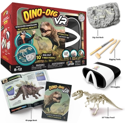 Juego de Realidad Virtual Dinosaurios Digitales