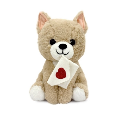 Peluche Perro Phi Phi Beige 9.84 Pulgadas