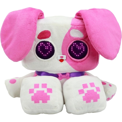 Peluche Interactivo Perrito Pixel Hugs Rosa
