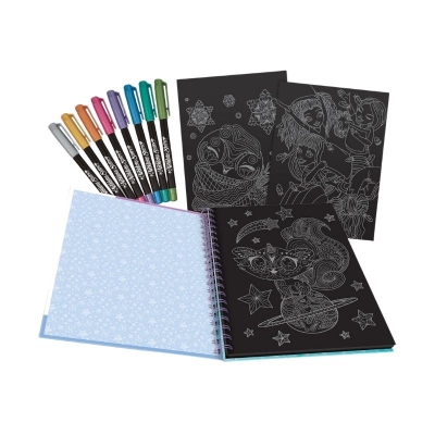 Libro para Colorear Negro Isadora Nebulous Star