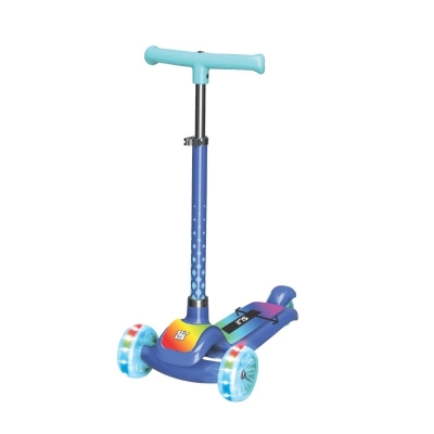 Patineta 3 Ruedas Iris Lit con Luces Azul