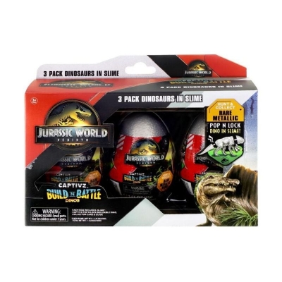 Jurassic World Huevo Build Battle 3 Piezas