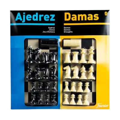 Juego de Mesa Ajedrez y Damas