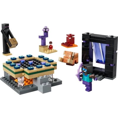 Lego Minecraft Nether & End Portal Journey