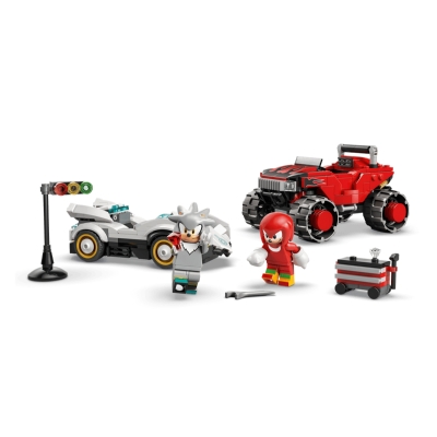 Lego Sonic the Hedgehog Carro de Silver vs Carro de Knuckles