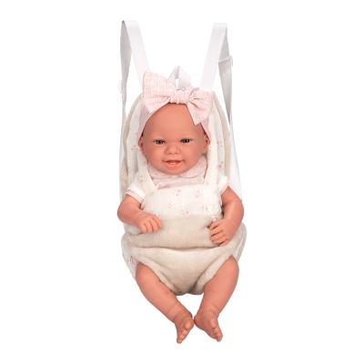 Portabebé Elegance Beige para Bebés de 16  a 17 Pulgadas