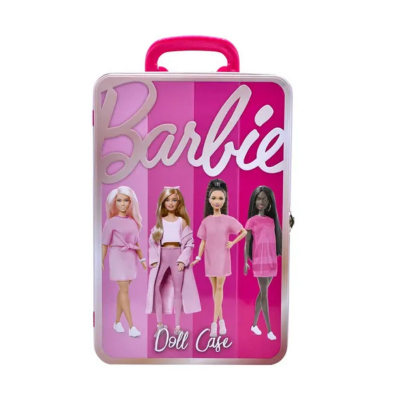 Estuche Metálico Barbie Armario con Puerta
