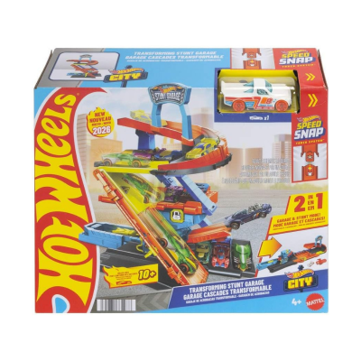 Pista Garaje de Acrobacias Transformable Hot Wheels