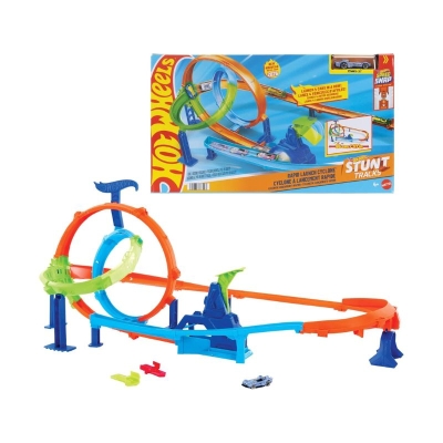 Pista Hot Wheels Cicl&oacute;n Lanza Rapido