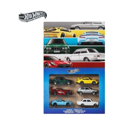 Juego 6 Carros Hot Wheels Europeos Silver