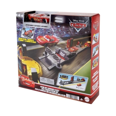 Pista de Carreras Cars Copa Pistón con Lanzamiento 4 Años