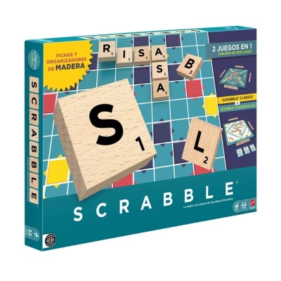 Juego de Mesa Scrabble de Madera