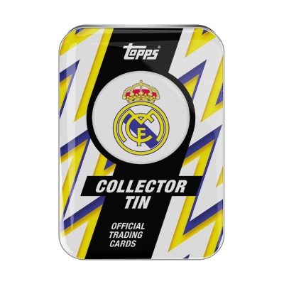 Lata Topps Real Madrid FC 35 Tarjetas