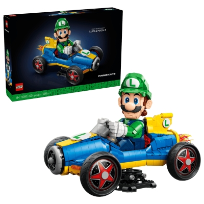 LEGO Super Mario Kart Luigi & Mach 8
